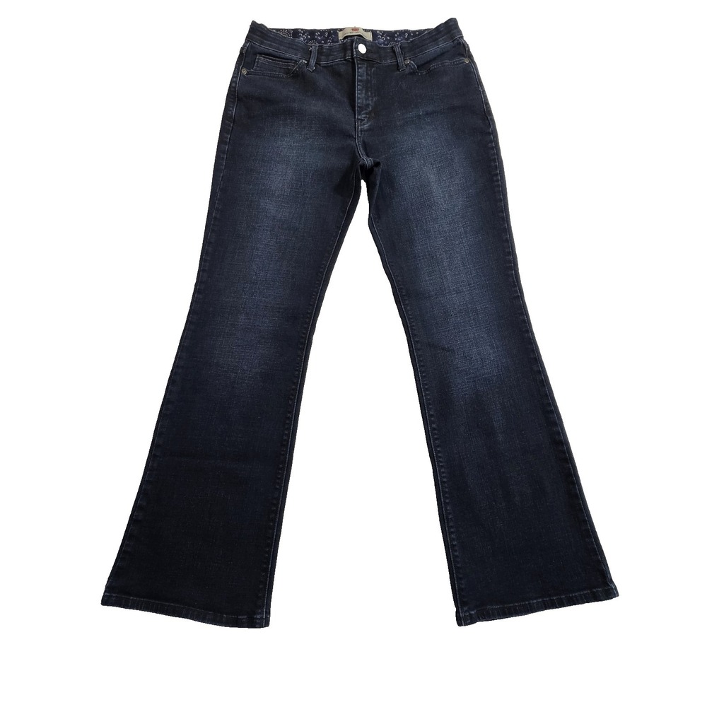 Levi's 525 Perfect‎ Waist Boot Cut Jeans Women's 14M (32x30) Dark Wash Stretch